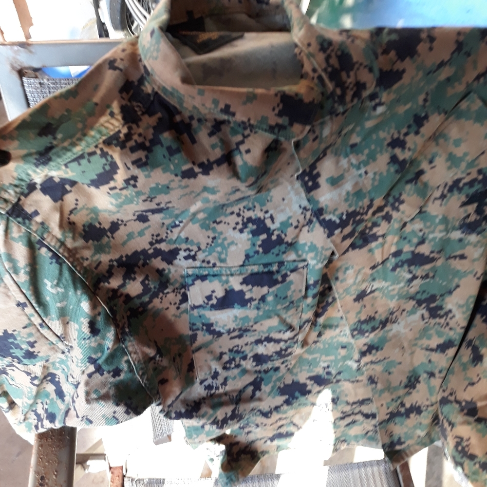 Military Issued Camouflage Shirt